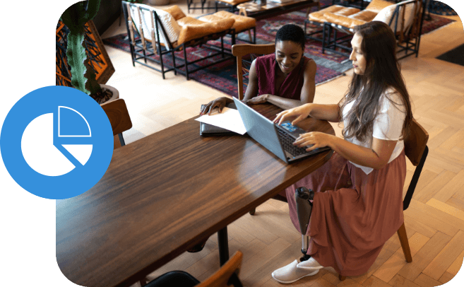 Young people studying the library Data-Informed Scheduling Systems 