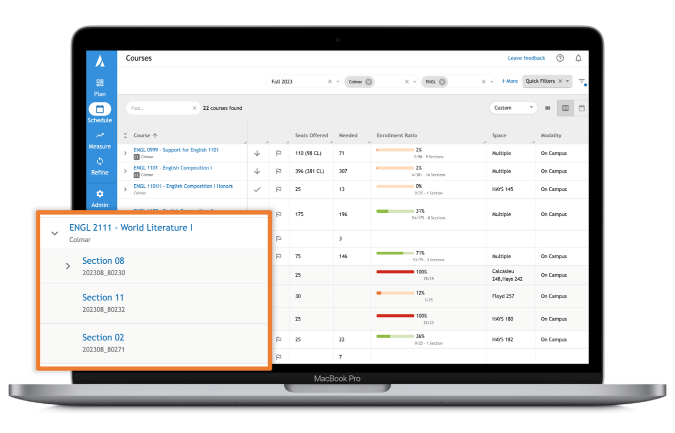 Academic Course Scheduling Software for Higher Education | Ad Astra