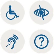 disability inclusion icons 