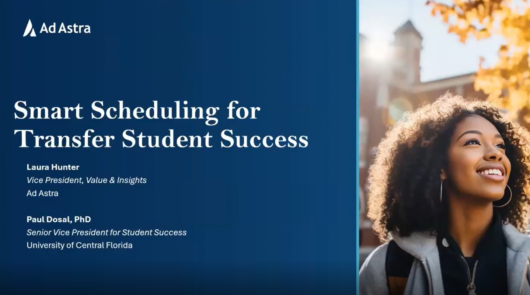 smart scheduling for transfer student success